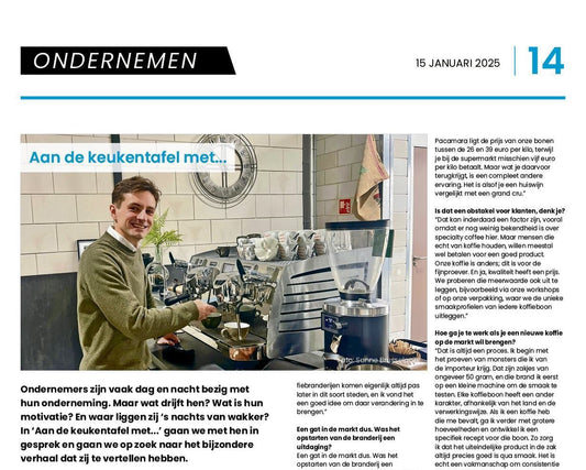 Aan de keukentafel met... | Interview met Pacamara Coffee