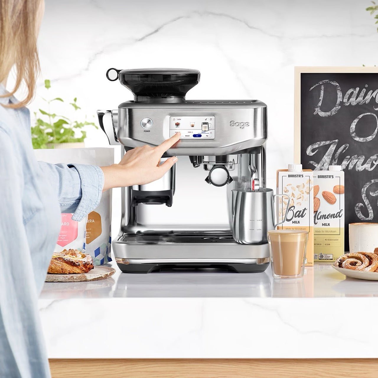 Sage the Barista Touch ™ Impress (met Cold Brew)