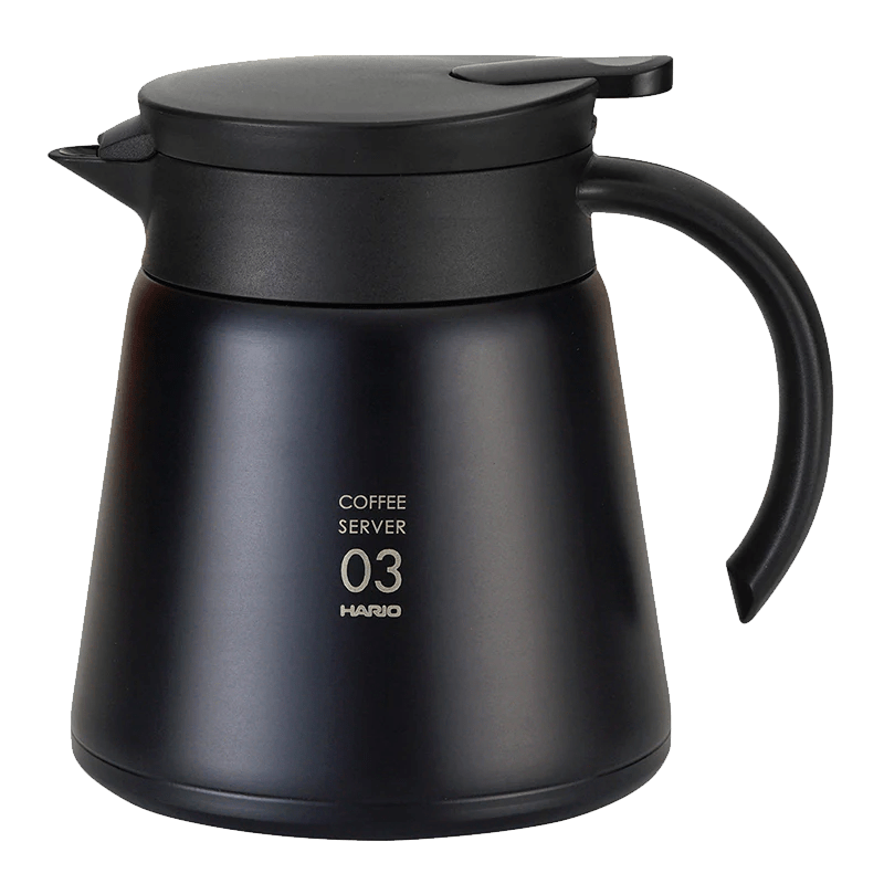 Hario V60 glazen koffiekan, 700 ml - Zwart Hario V60 glazen koffiekan, 700 ml - Zwart