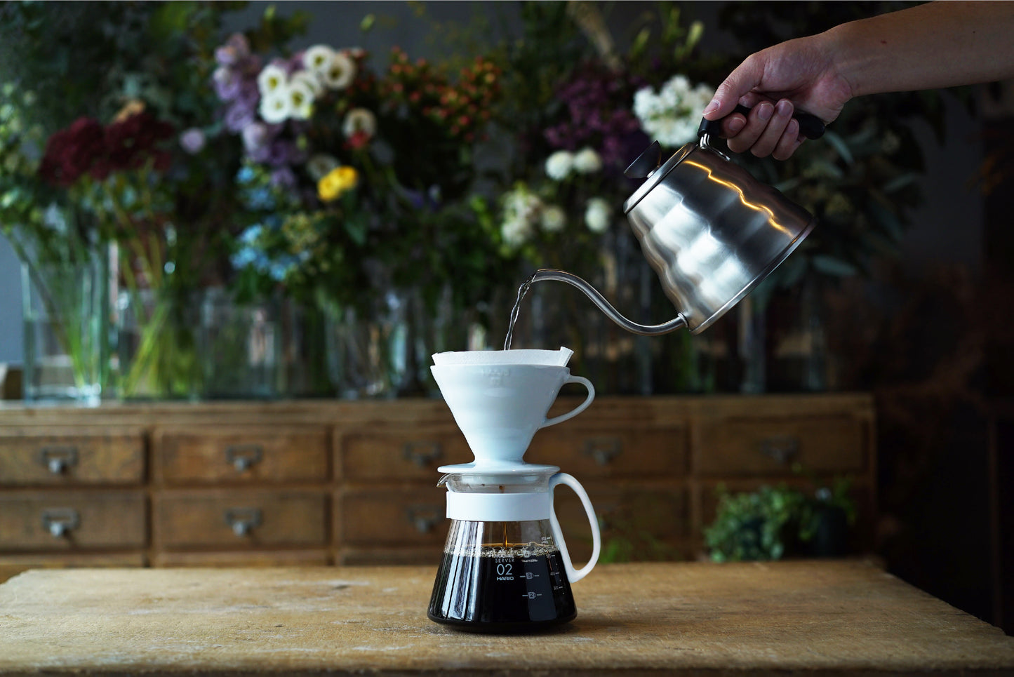 Hario V60 Ceramic 02 Dripper Set
